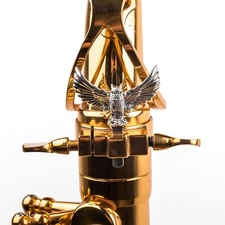 Saxophone ArtTone Booster. Sound Enhancer Accessory. Sax Vibration Control. Owl