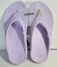 OOFOS OOriginal Unisex Sandals Men's 12 Women's 14 Lavender Recovery Comfort