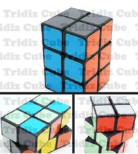 2x2x3 Black Cuboid Cube twisty puzzle smooth New Fun Toy - US SELLER -NEW-SHIP24