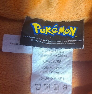Charizard Plush Scarf Hoodie Hat w/ Mitts 2016 Pokemon cosplay Kidcore outdoor Build A Bear Giant CHARIZARD 2ft Pokemon Plush, Hat, Scarf  main image 4