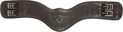 Equinavia Saga Anatomic Padded Leather English Dressage Girth for Horses 24 Inch