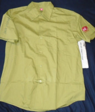 Jack In The Box Employee J Threads BY BARCO Front Button Shirt Adult Medium