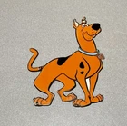 VINTAGE 12” SCOOBY DOO DOG  CARTOON PORCELAIN SIGN CAR GAS OIL TRUCK MOTORCYCLE