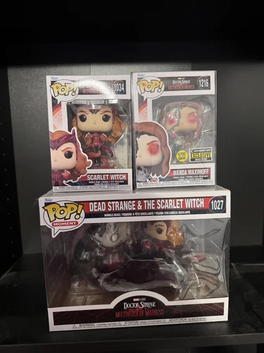 Funko POP! - Scarlet Witch & Zombie Strange Plus individual Wanda Funkos