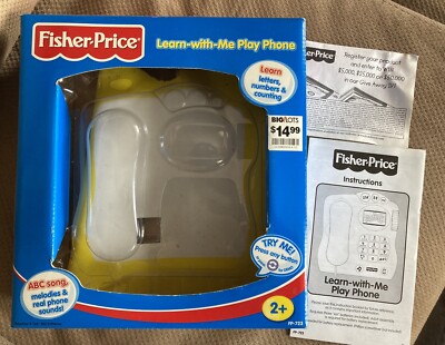 Fisher-Price 2002 FP-723 Learn-with-Me Play Phone (NO Phone Inc.) just the box