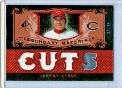 2007 Upper Deck SP Legendary Cuts Johnny Bench Legendary Materials #'ed 38/99