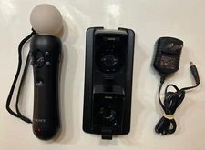 Sony PlayStation Move Motion Controller - Black (CECH-ZCM1U) & Charger