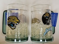 NFL Jacksonville Jaguars 16oz Crystal Freezer Mug, NEW