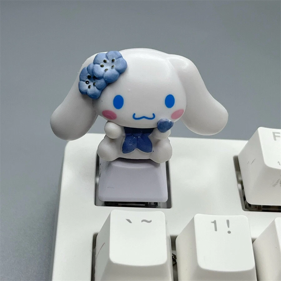 Cinnamoroll Cartoon DIY Cross Shaft Mechanical Keyboard ESC Resin Keycap