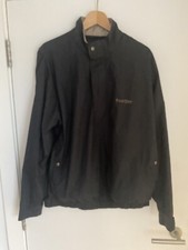 Footjoy Dryjoys Herren wasserdichte Golfjacke Gr. M schwarz 1/2 Zip langarm