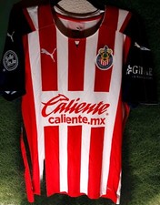 Authentic Puma Chivas Guadalajara Home Soccer Jersey 2021/22 SZ MED