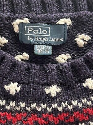 Vintage Polo by Ralph Lauren Cotton Wool Christmas Sweater Vintage Polo by Ralph Lauren Cotton Wool Christmas Sweater