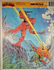 1986 GOLDEN Frame-tray puzzle: DC's CENTURIONS 4624B--Great condition 