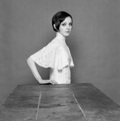 Fashion model Erika Hunt in England circa 1970 - Old Photo