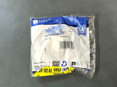 GM OEM NOS 3522676 Engine Coolant Pipe Seals 5x 2013-2017 Buick Regal 2 ...