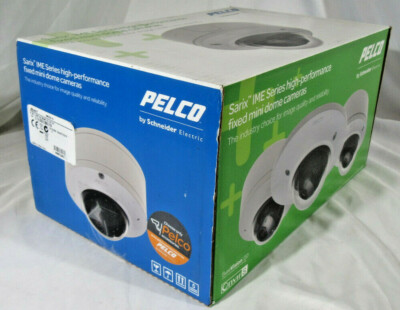  Pelco IMES19-1S Sarix Indoor D/N Network Mini Dome Camera, 3-9mm Lens