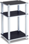 table bedroom night stand, just 3-tier, table shelf bedroom white, 1 pack new