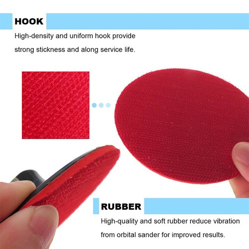 4 Inch 100mm Hook & Loop Backing Pad Polishing Sanding Angle Grinder M10 Thread - Picture 4 of 8
