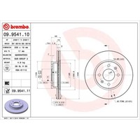 Brembo 2X Bremsscheibe Vorne 256 InnenbelüFtet FüR Hyundai Getz TB