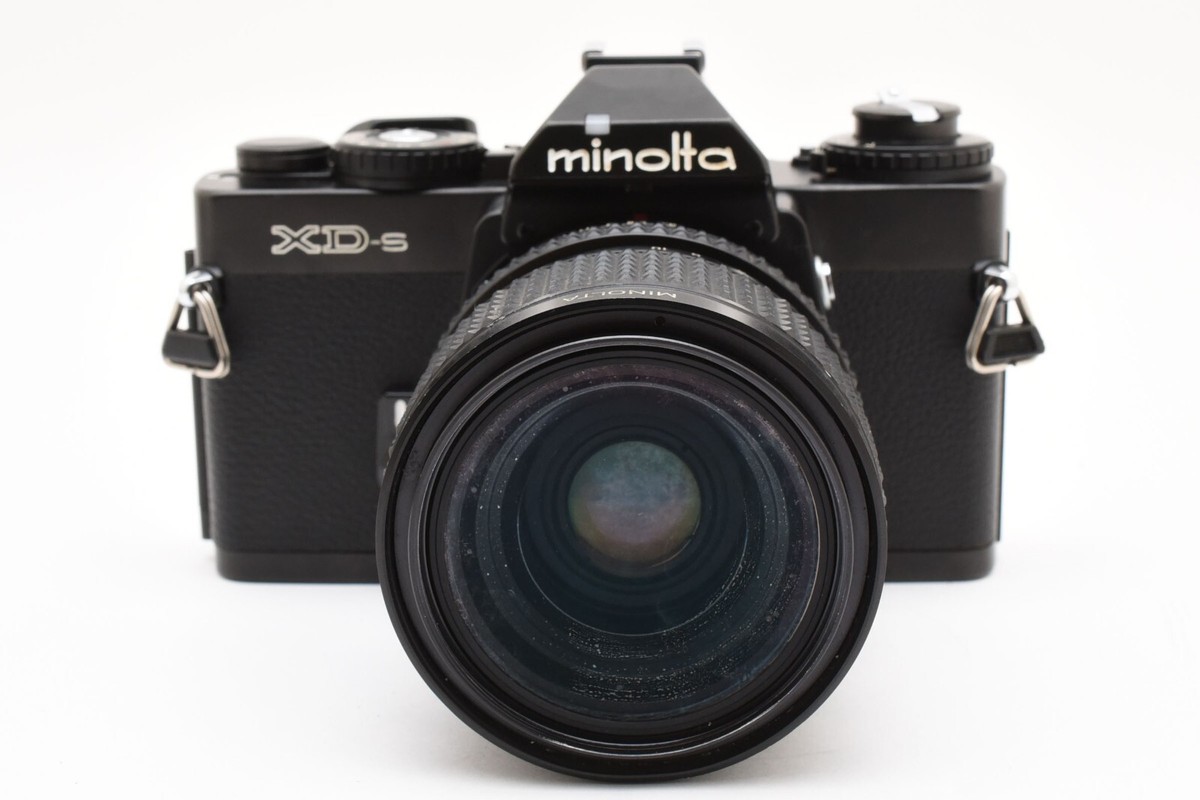 ミノルタ MINOLTA XD ROKKOR 50mm Minolta XD-s Black SLR Camera MD Rokkor 50mm F1.7 Lens #3-5
