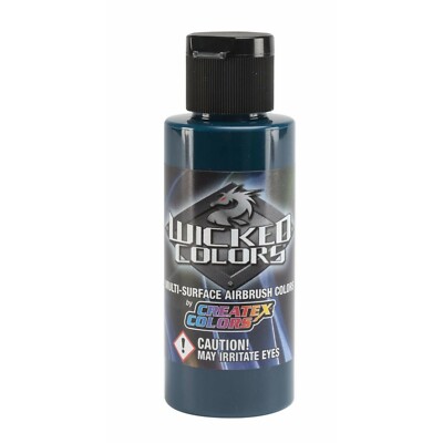 Createx Wicked Detail Colors Viridian W060-02  2oz. For Airbrush Paint