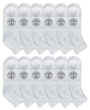 12 Pair of SOCKSNBULK Men's Quarter Length Ankle Socks,13-16 -Mens Ankle Socks