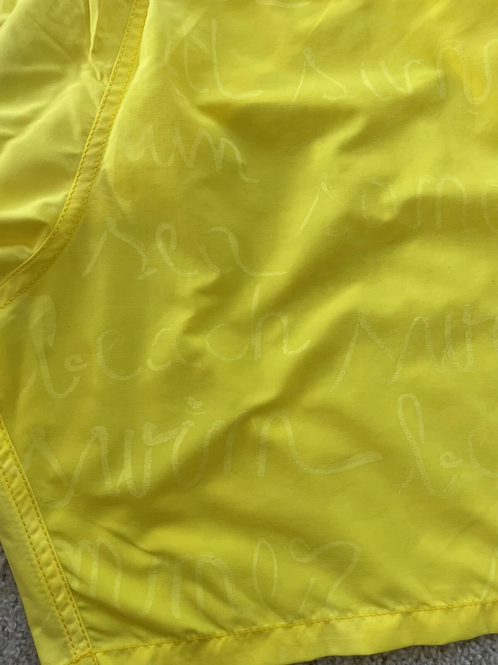 New Vilebrequin MOOREA WATER-REACTIVE SAND Swim Trunks- 2XL MEN- YELLOW - XXL - Image 4 of 4