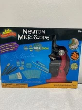 Scientific Explorer Newton Microscope Kids Science Kit 37 Piece Set Kids 8+ NEW