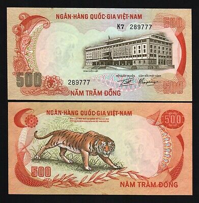 A Tiger Living On Borrowed Time: 500 Dong (South Vietnam, 1972)-Article