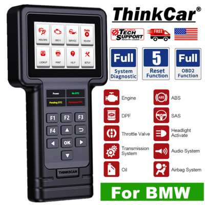 for BMW DIAGNOSTIC SCANNER OBD2 FULL SYSTEM SRS ABS DPF SAS Engine Thinkscan S02