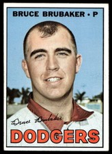 1967 Topps #276 Bruce Brubaker Los Angeles Dodgers EX-EXMINT