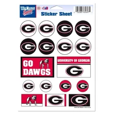 Georgia Bulldogs Vinyl Die-Cut Sticker Set / Decal Sheet *Free Shipping