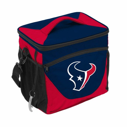 Houston Texans 24 Can Cooler Zipper Insulated Tote NFL - 第 1/1 張圖片