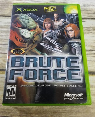 Brute Force Original Xbox Game Complete + Mature + Tested Works