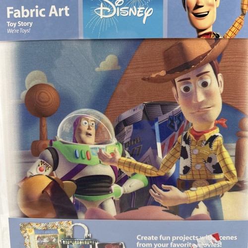 Wonderful World Of Disney Toy Story We’re Toys Fabric Art 2006 Craft Panel Kit - Picture 2 of 7