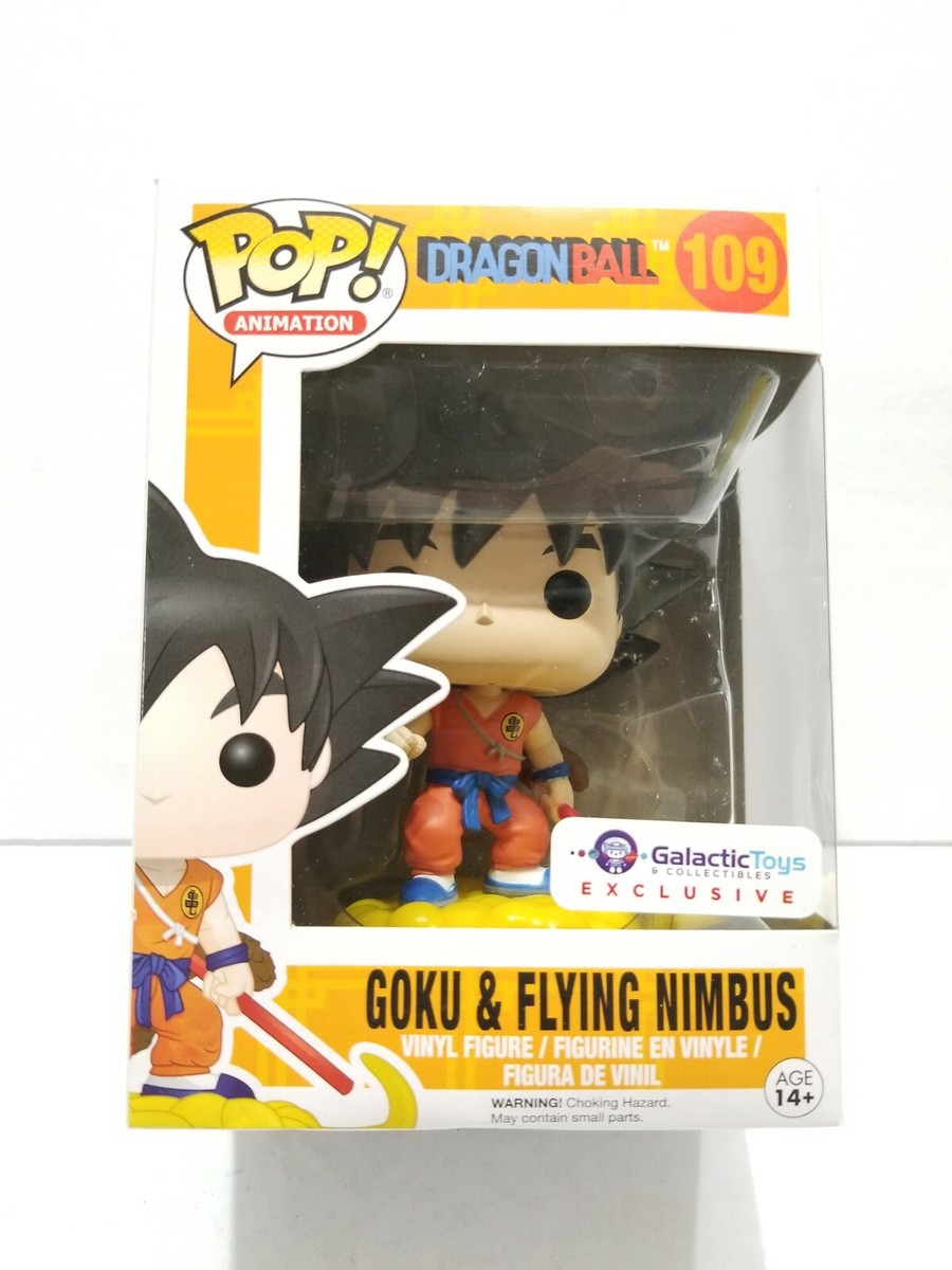 Funko Pop Dragonball Z Goku Flying Nimbus #109 Galactic Toys Exclusive