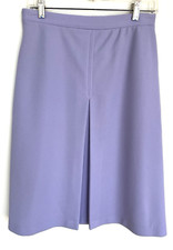 Vintage 70s Minimalist Office Career Business Lavender Skirt RRRRuss READ