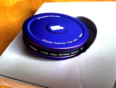 Pixel CPL 58mm Circular Pole Filter Multi Coated Optical Glass +Metal Stack