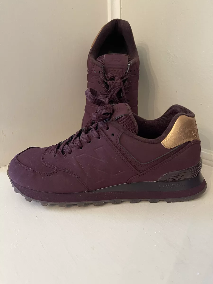 New balance 574 store pink gold