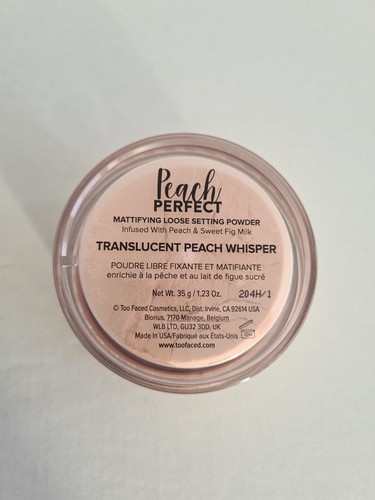 Too Faced Peach Perfect Mattifying Loose Powder Translucent Peach Whisper 35g - Picture 2 of 6