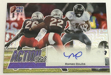 2022 Leaf Pro Set Metal ROMEO DOUBS Packers Auto Autograph Action Ink 5/15