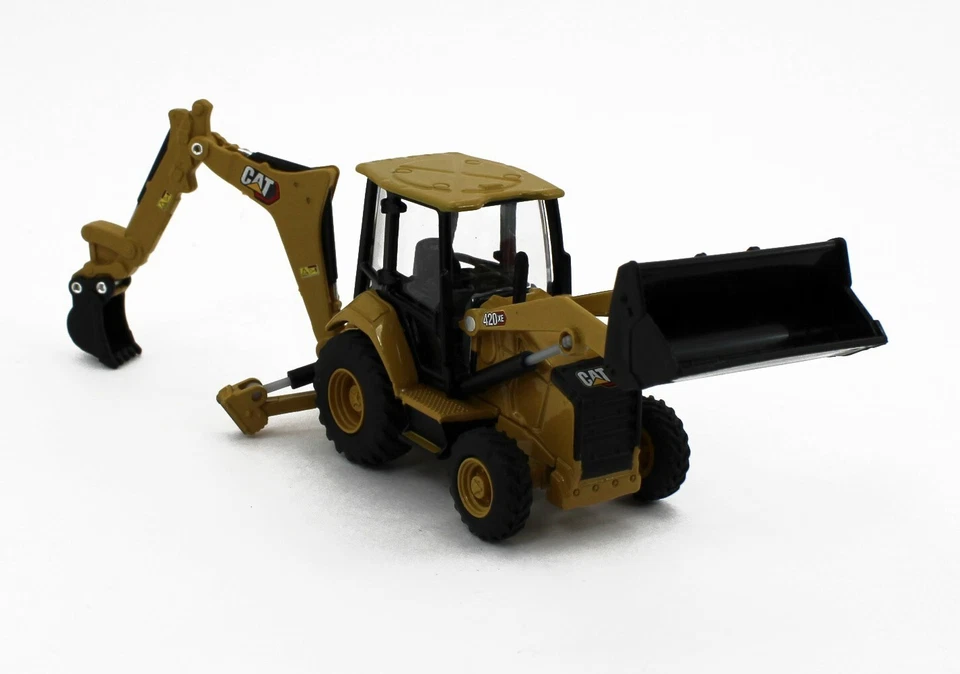 1:64 DIECAST MASTERS *CATERPILLAR CAT* 420XE Backhoe Loader w/Attachments *NIB* - Image 4 of 4