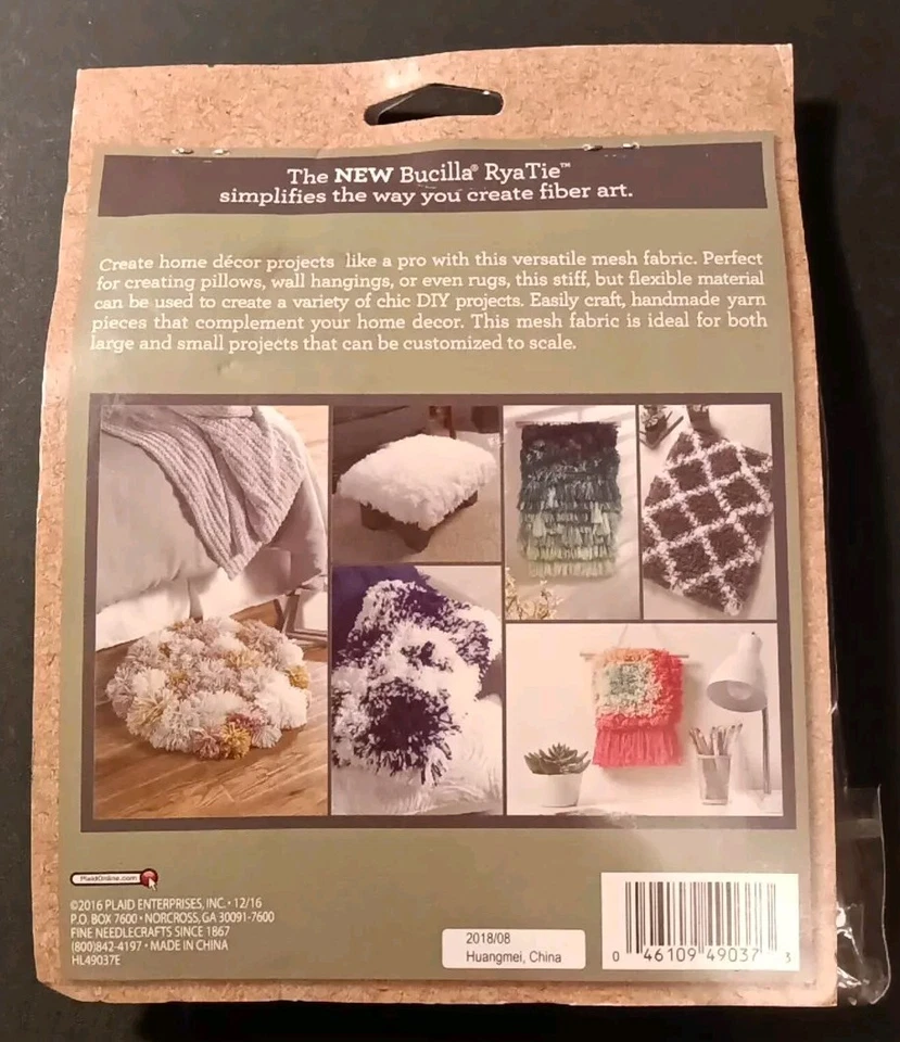 BUCILLA #49037E  RYATIE MESH FABRIC 24" x 30" - 100% Polyester - Image 2 of 2