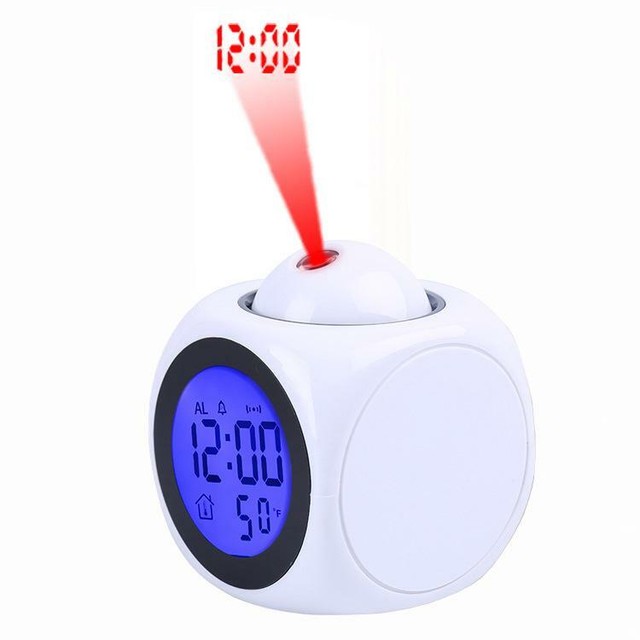 Multi Function Alarm Clock Led Wall Ceiling Projection Lcd Digital