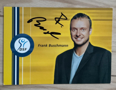 Frank Buschmann original signierte Autogrammkarte Ak DSF Basketball Moderator