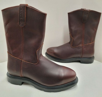 red wing pull on boots square toe