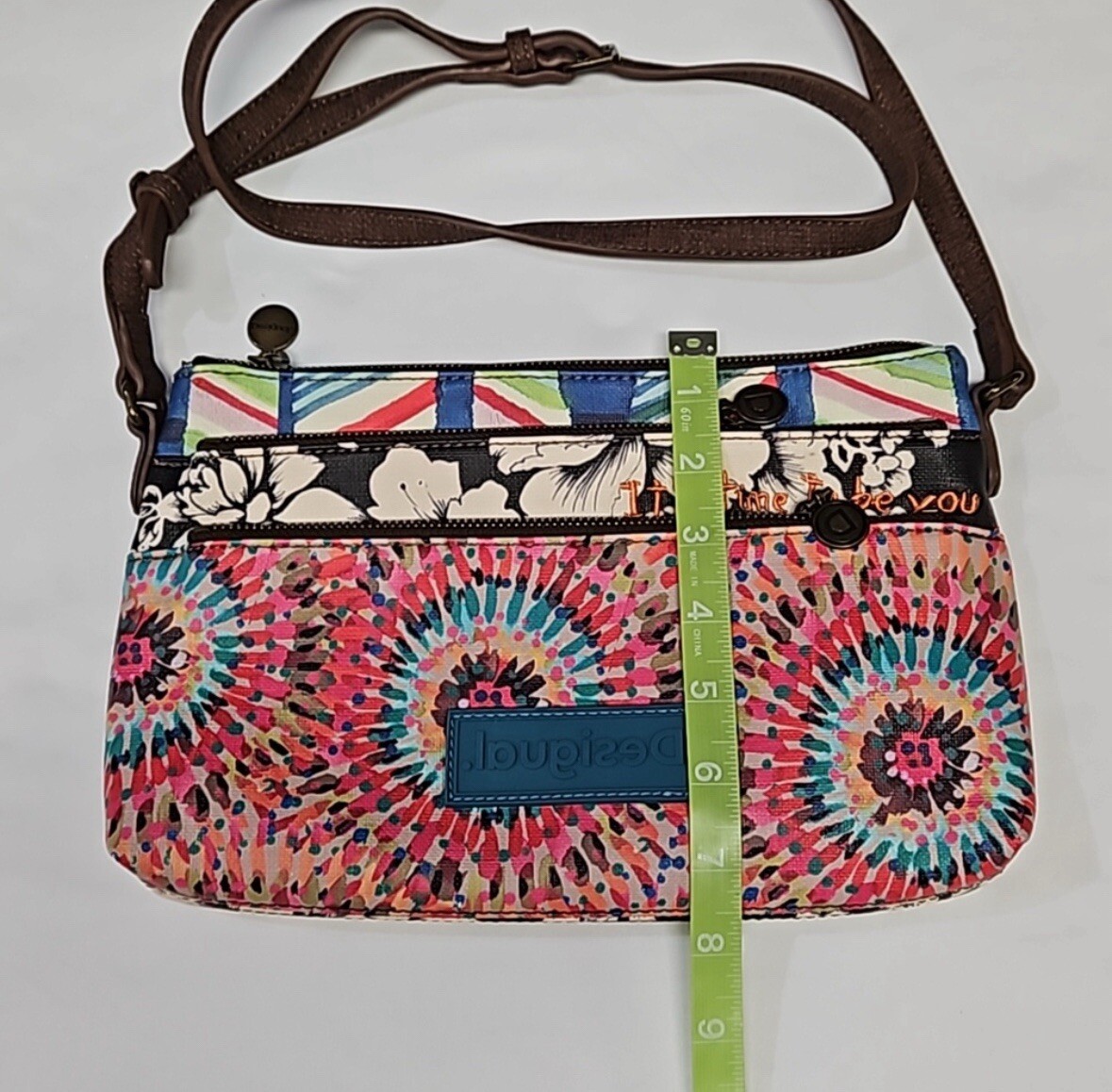 Desingual multiprint sling bag - image 11
