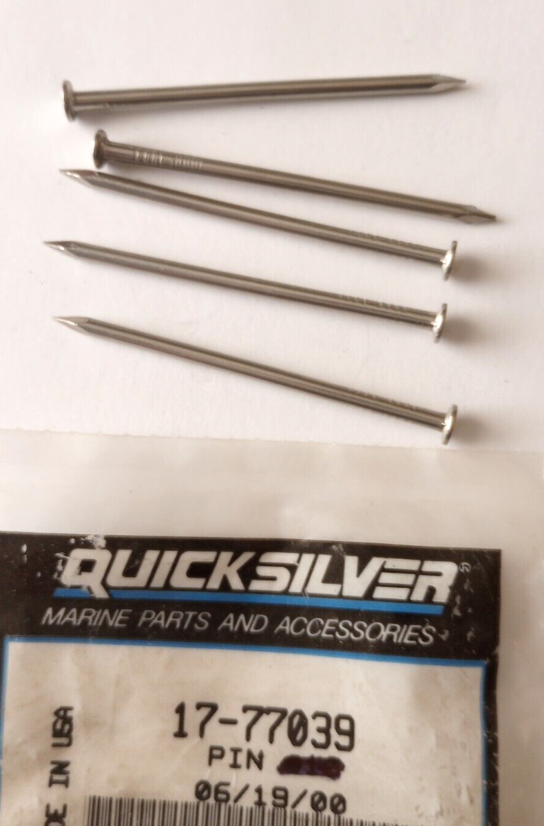 Mercury Quicksilver Pin NOS 17-77039 Qty. 5 (L-8476) | eBay