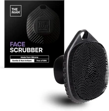 The Man Face Scrubber - Silicone Face Scrubber for Men, Gentle Exfoliating Face 