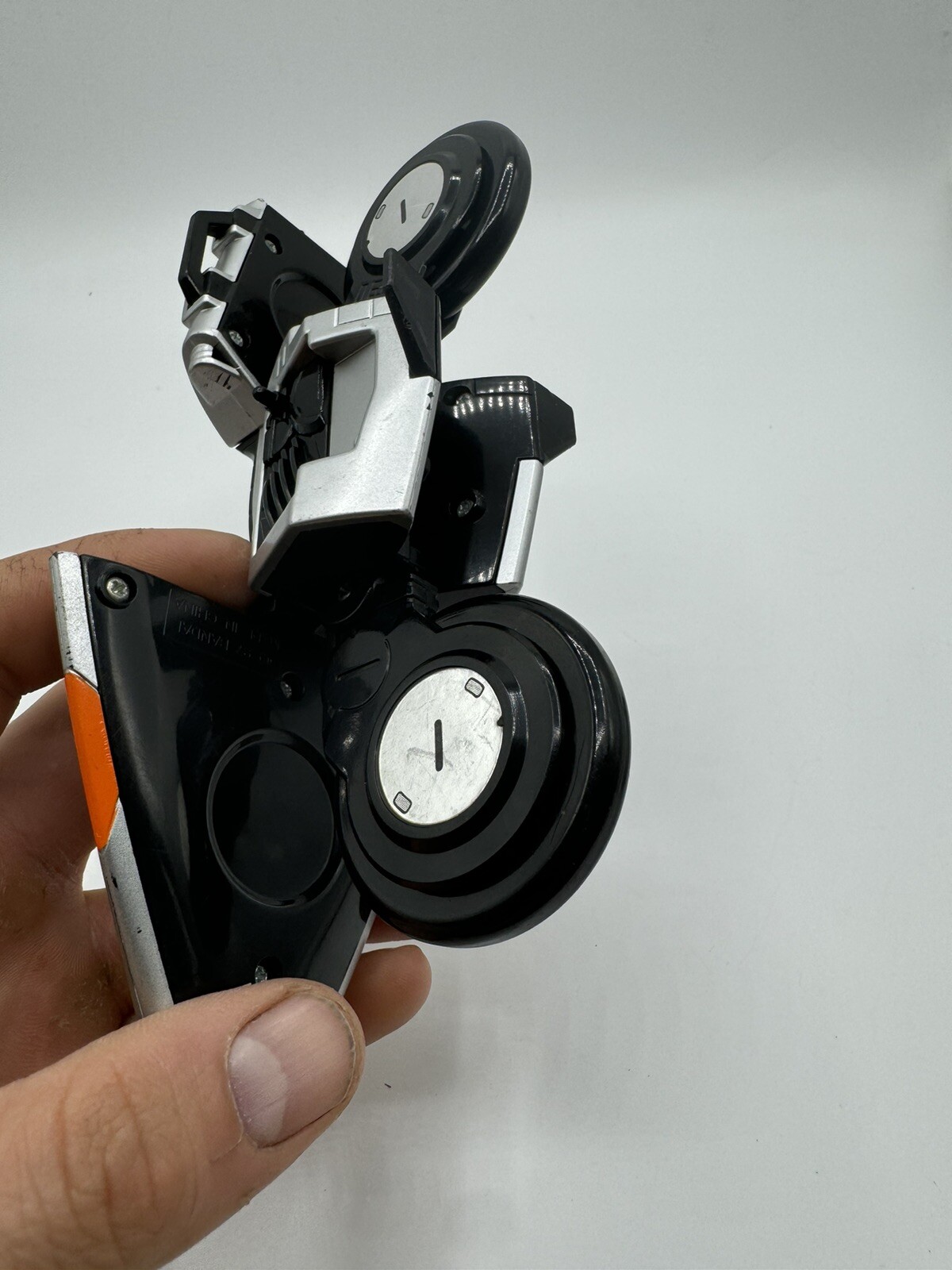 1997 Bandai Power Rangers In Space Silver Galaxy Glider Cycle Motorcycle Bike